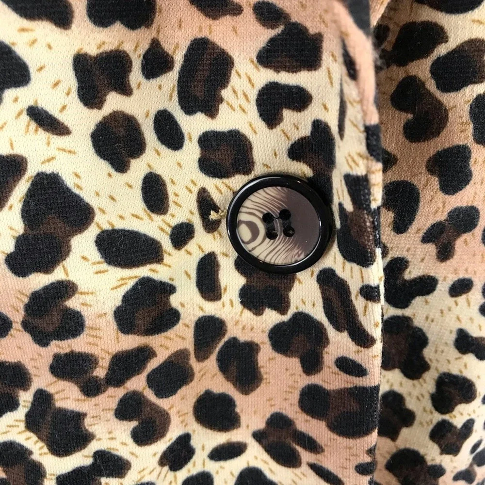 Maxim Studio leopard Print Blazer Fully lined Size Large NWT - Picture 5 of 8
